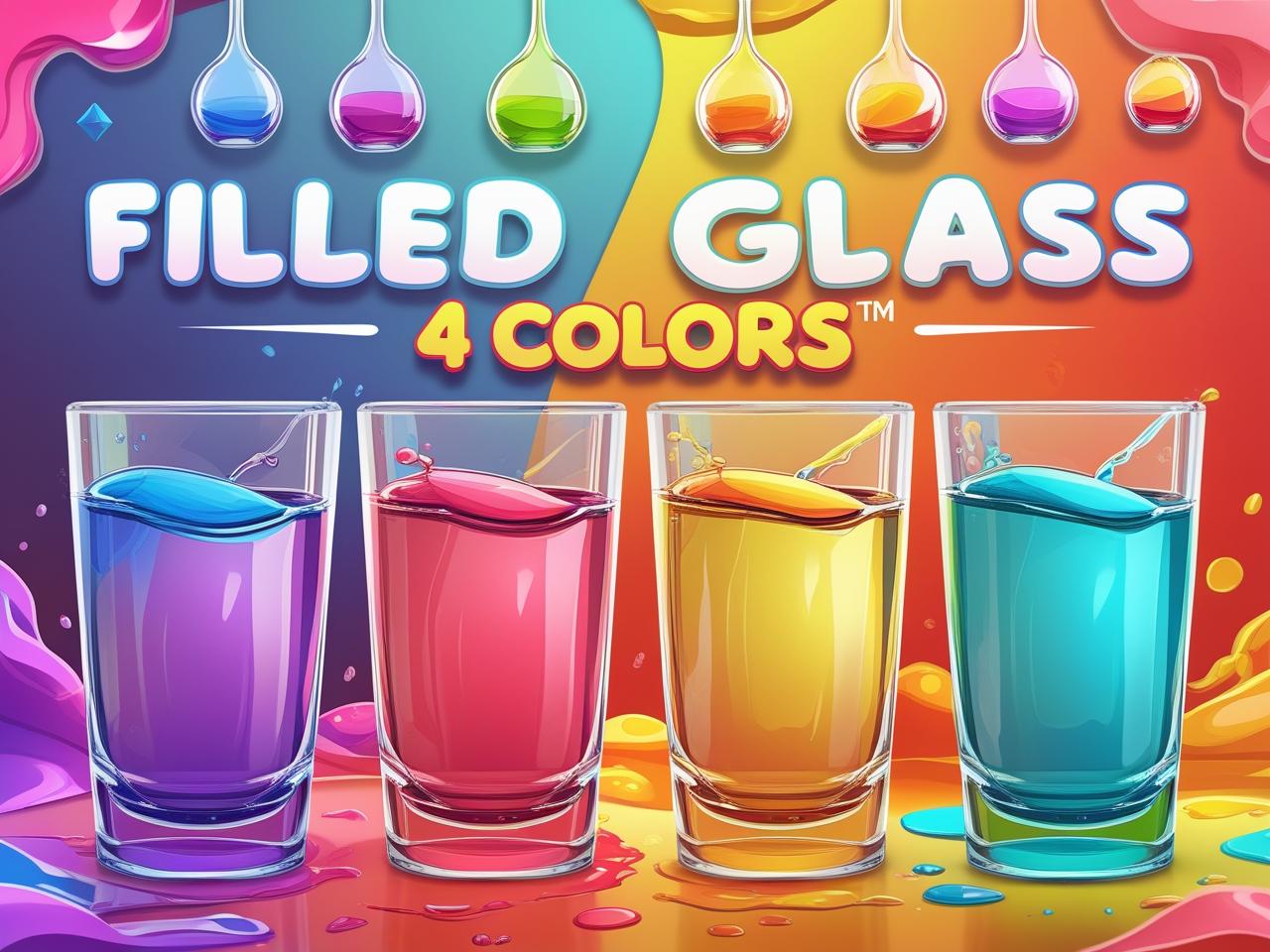 Filled Glass 4 Colors