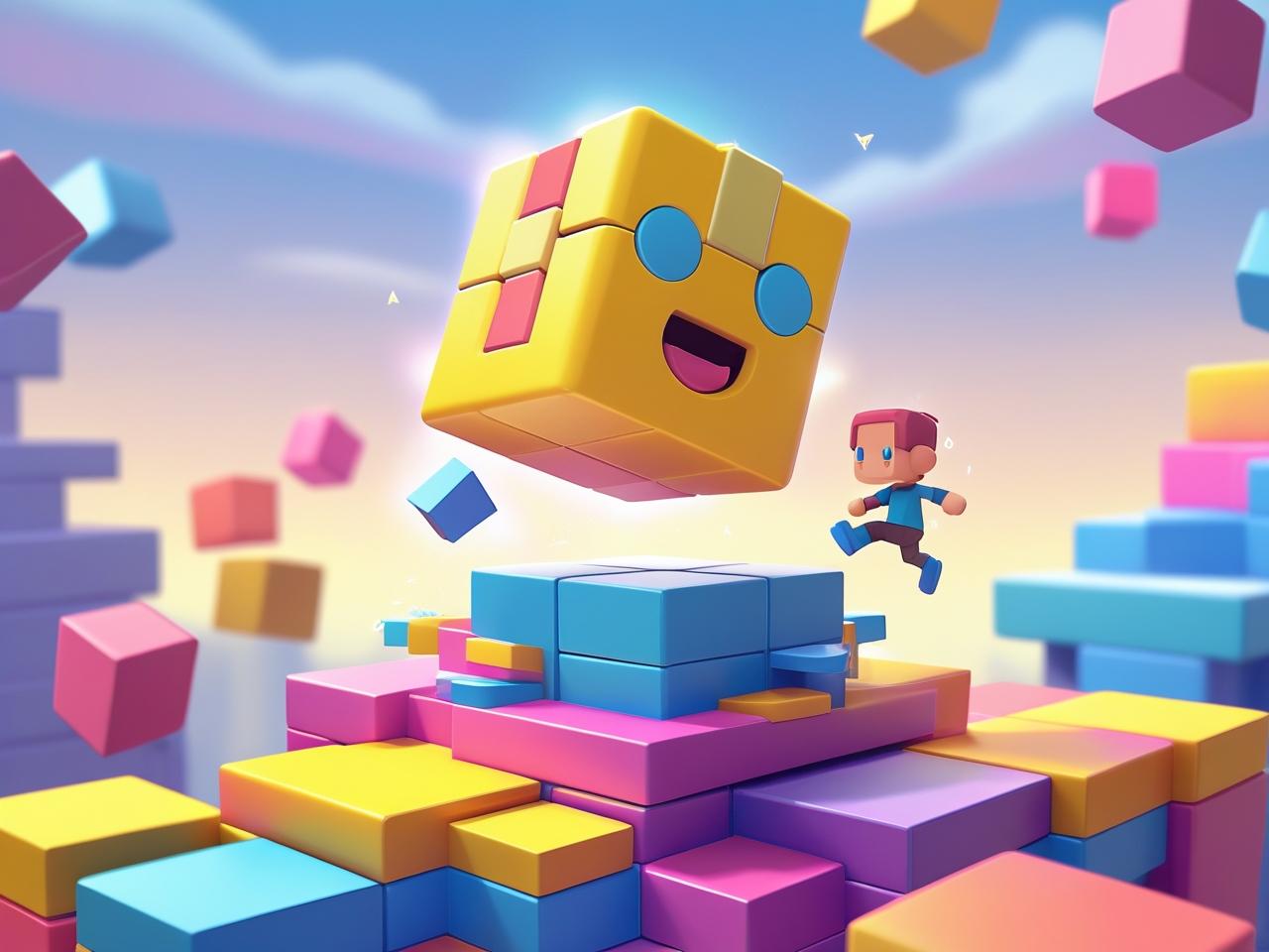 Jump Stacky Cube 3D